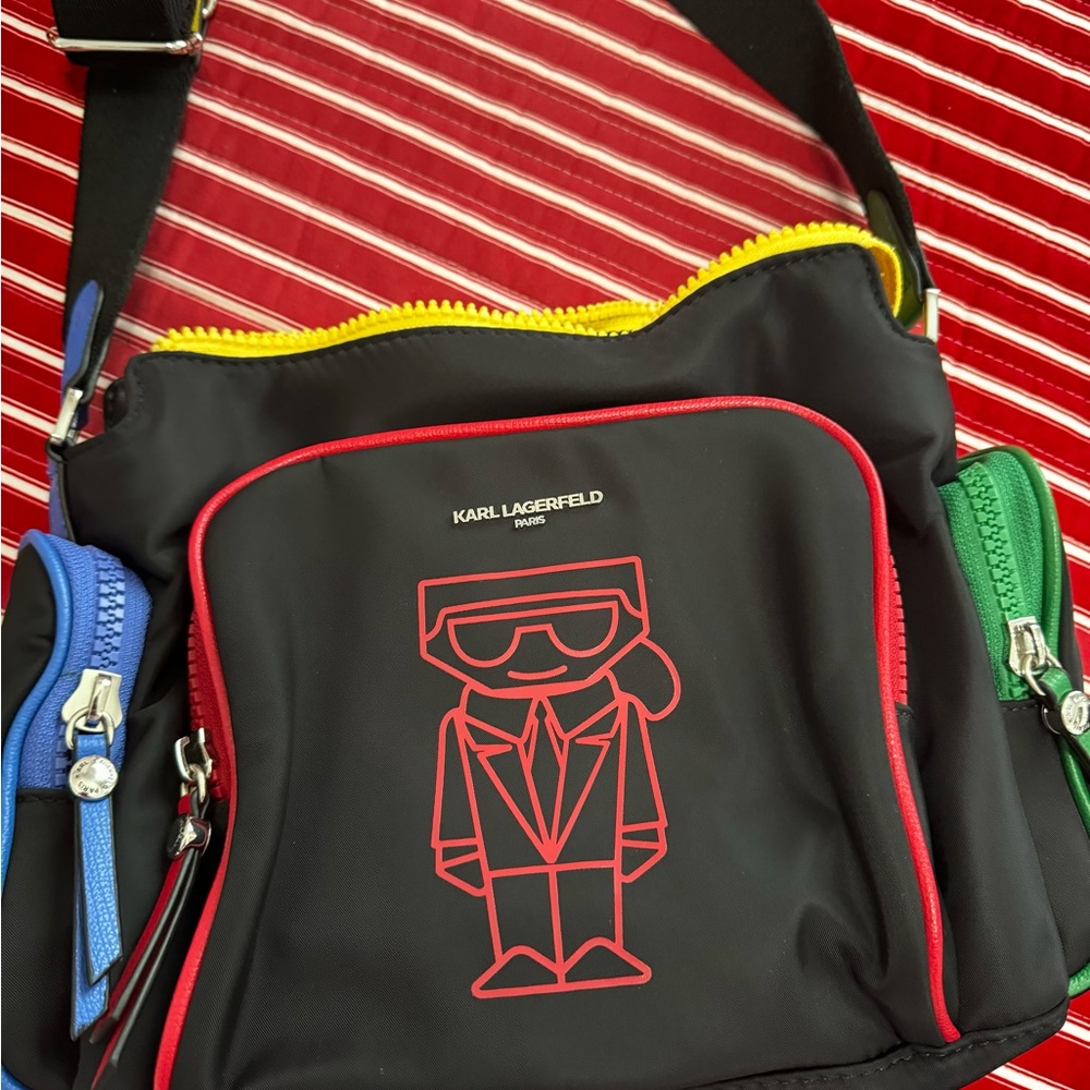Karl Lagerfeld unique crossbody bag